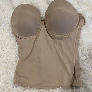 Va Bien Bustier Beige Style 1503,  Size 34D